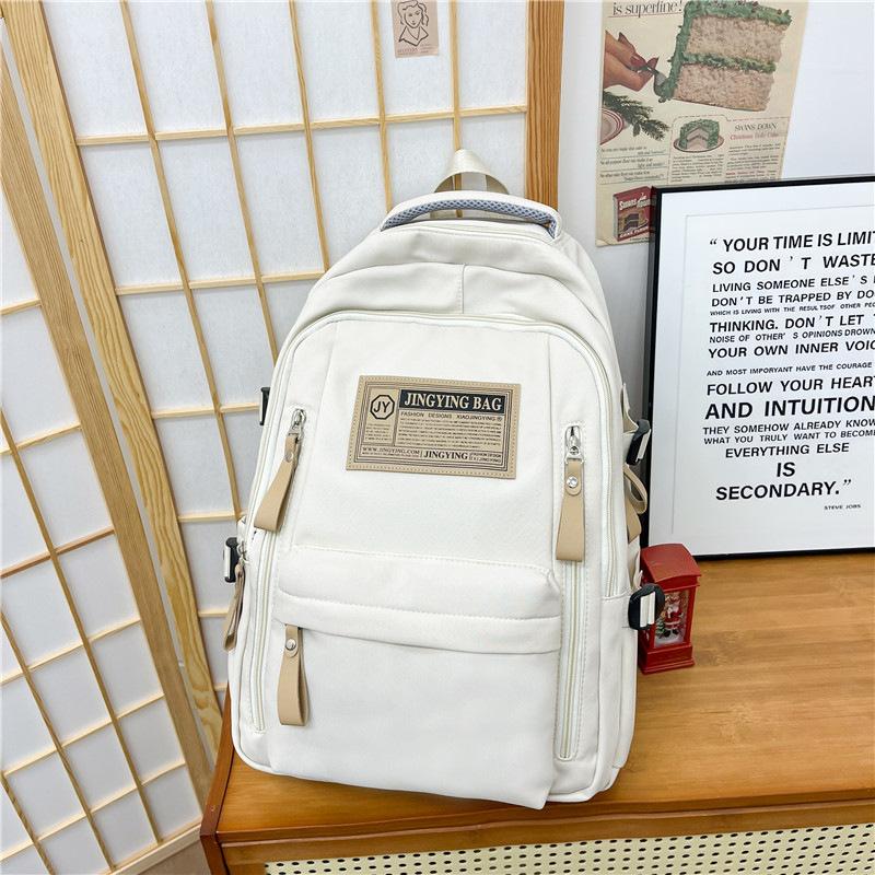 Schoolbag Female Large Capacity Male High School Junior High School Student Middle School Student Backpack Backpack Elementary School