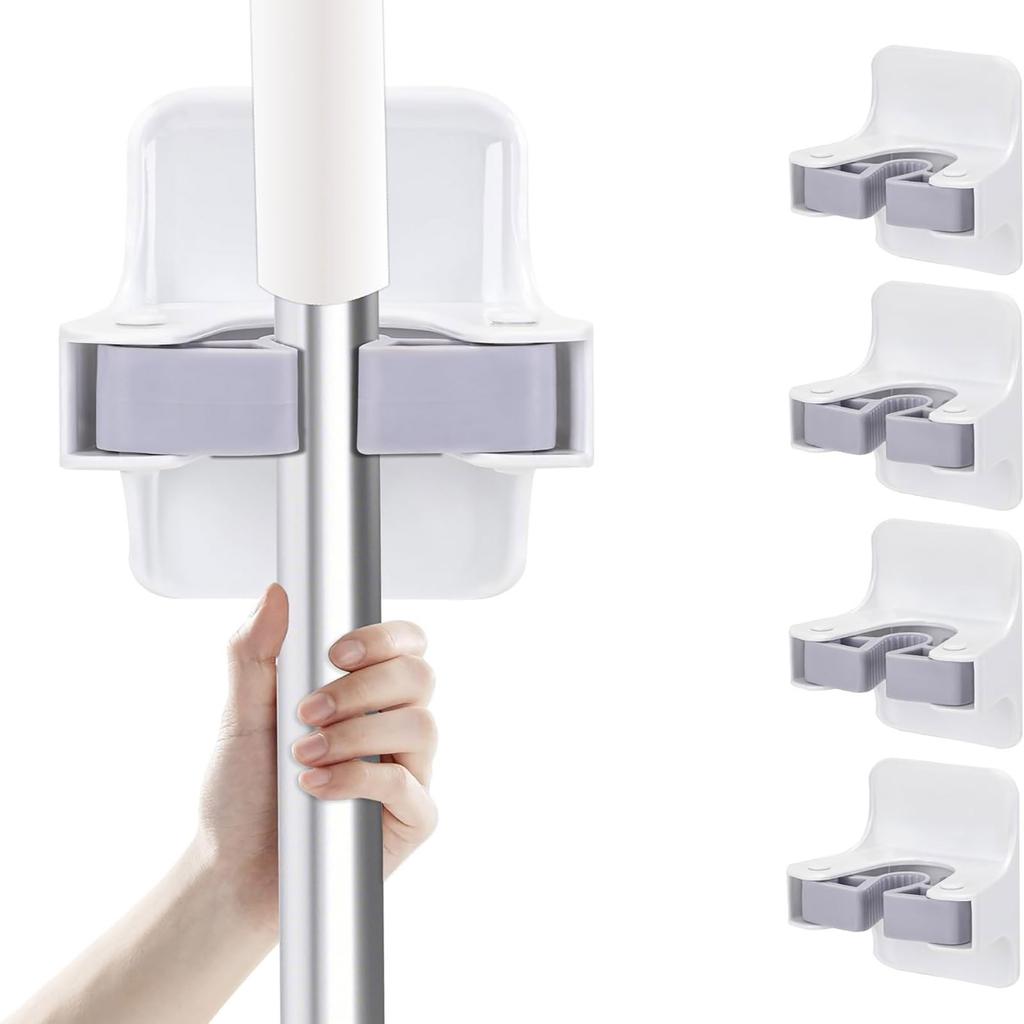 Nástěnný stojan Nástěnný stojan Nástěnný stojan na prádlo Nástěnný stojan na mop Camping Essentia Home Storage Nástěnný stojan na mop