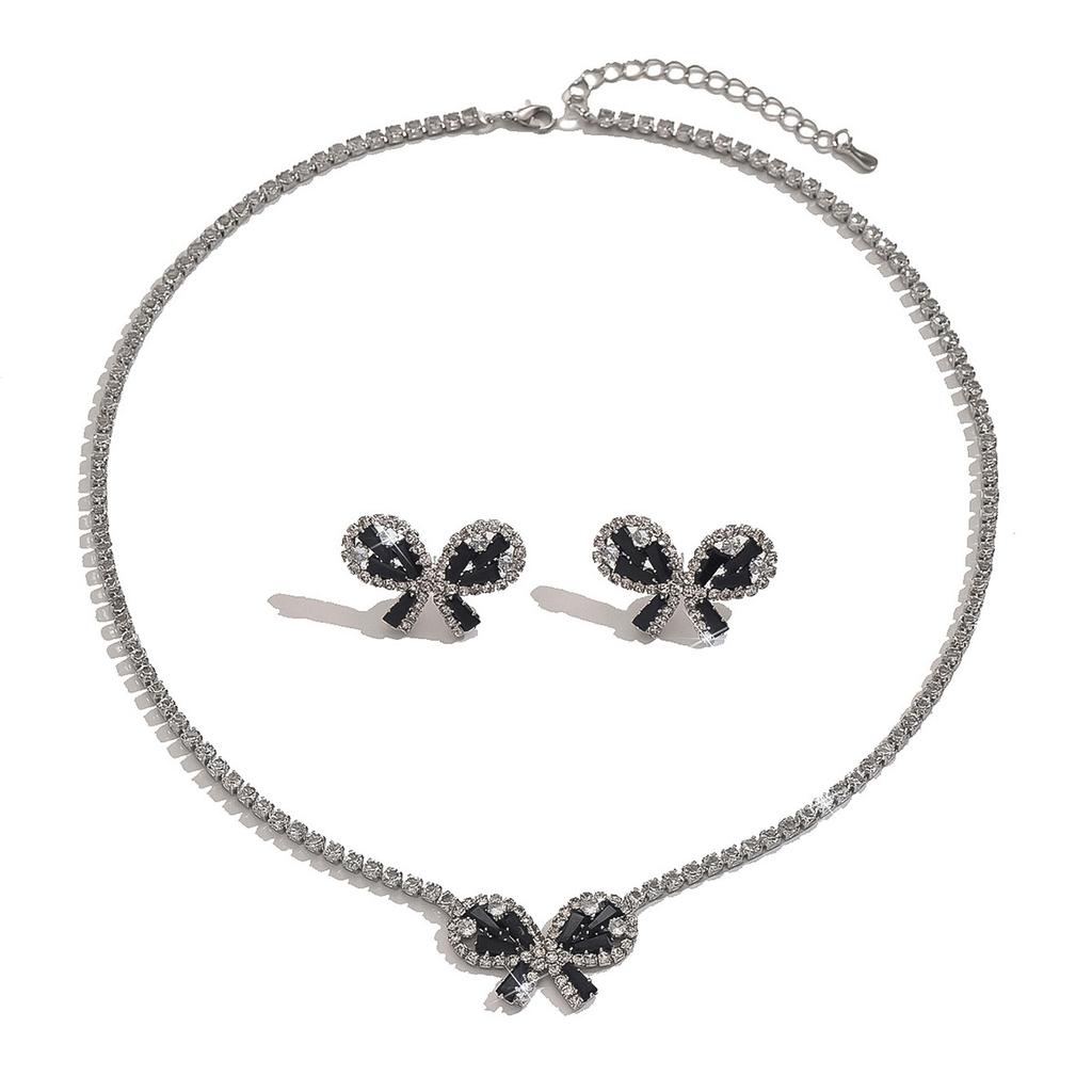 Necklace Fairy Clavicle Chain Female Eleganteasiest for Match Pendant Niche Design Bows Neck Chain Suit