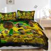 3Pcs Brazilian Soccer Stars Bedding Sets For All Sizes New 3D Printed Bed Cover Comforter Duvet Cover Pillowcase Bedroom Decoration