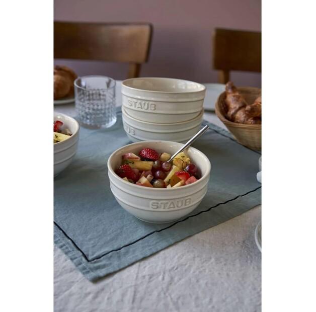 Миски Zwilling Staub Ceramique 400 мл, 4 штуки, слоновая кость-белый (40508-153-0)