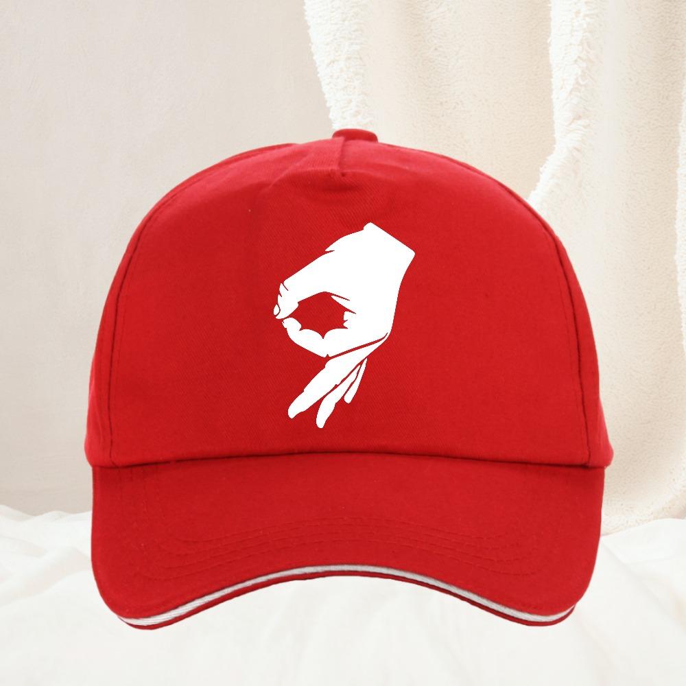 HOT SALE You Looked Made You Look Circle Finger Game Ok Hand Prank Baseball Cap design OK circle hand hat