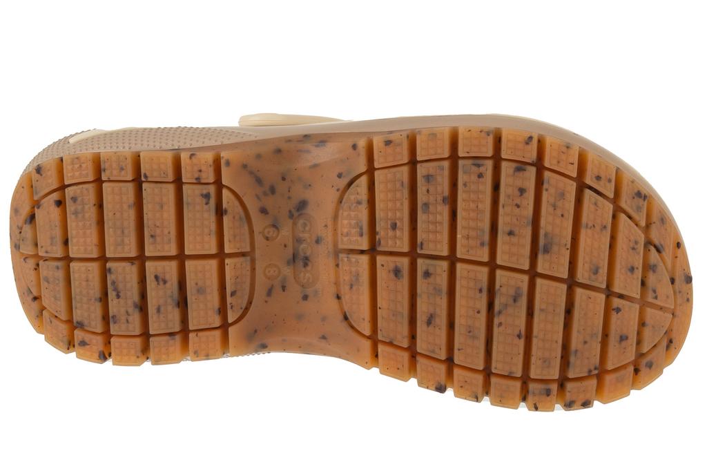Crocs Classic Crush Clog, Damen beige Pantoletten