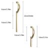 Gold Gold Wardrobe Pulls Unique Line Design Extended Length Pulls  Dresser Doors