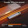 Baseus M.2 Dual Protocol Hard Disk Box Type-C/USB3.2 External Mobile M2 Hard Disk Box SSD Solid State Universal Apple Laptop