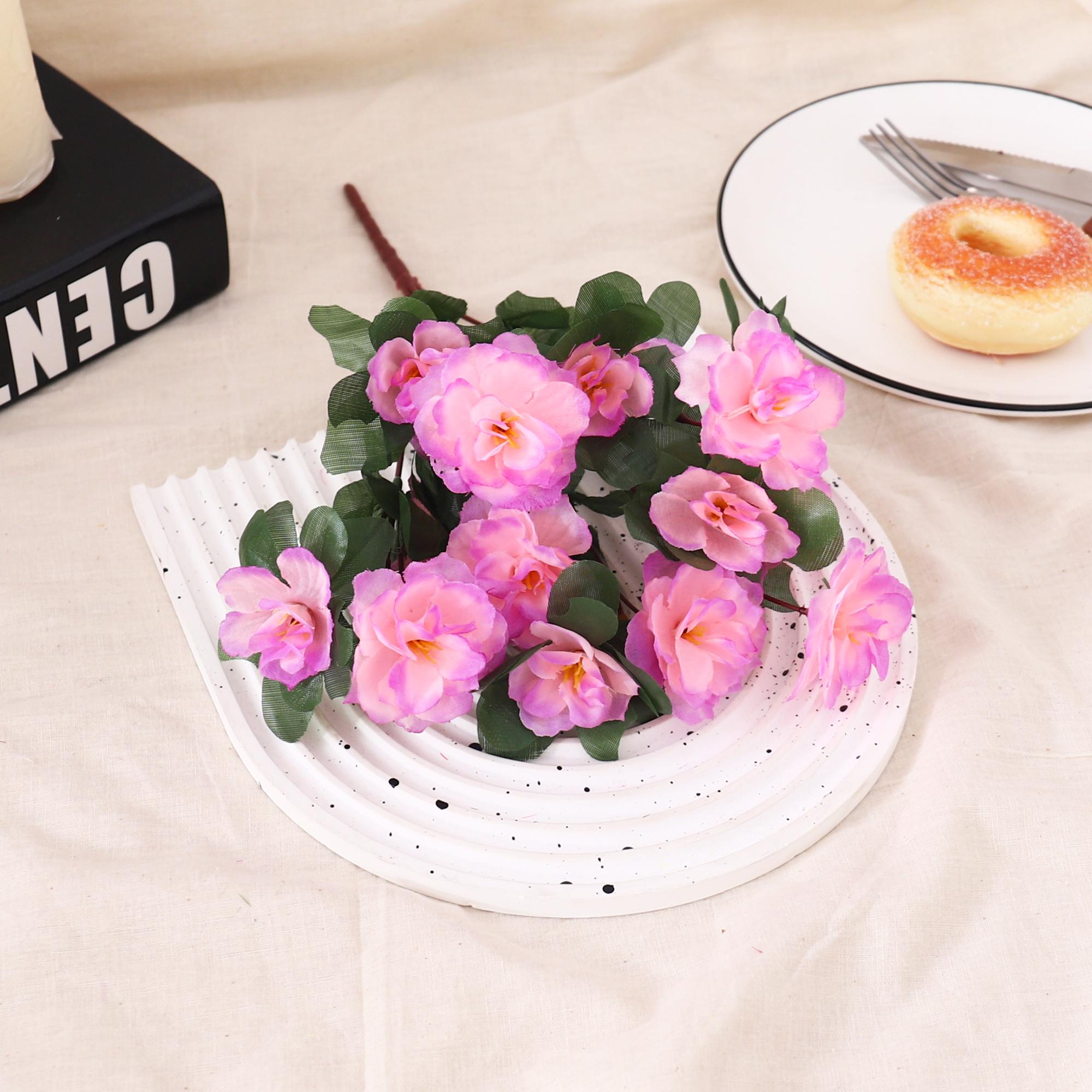 Уличные осенние искусственные красные азалии, высококачественные цветы, кусты, устойчивые к ультрафиолетовому излучению, искусственные цветы, украшения для дома, маленькие для сада