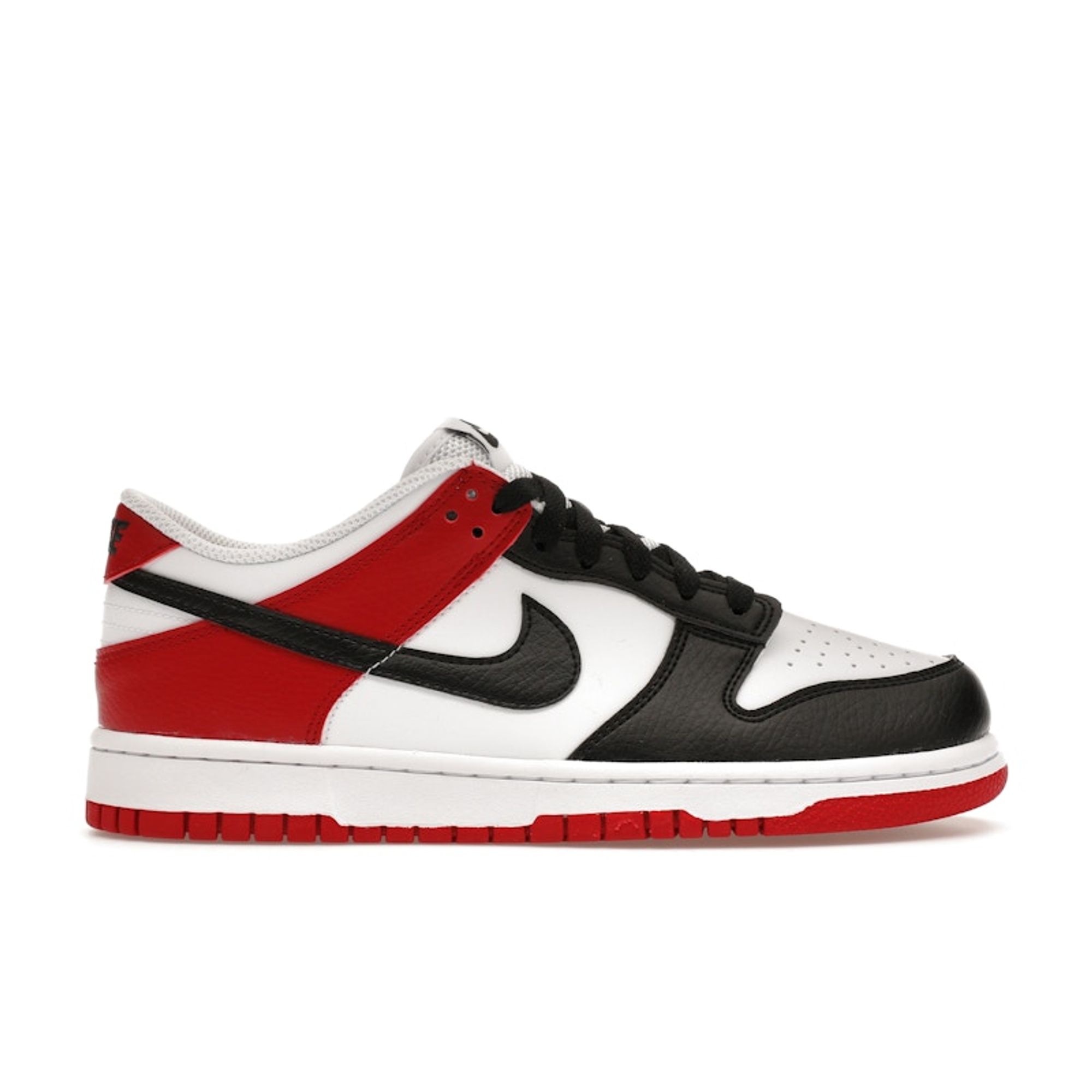 

Nike Кроссовки детские Dunk Low GS Black Toe Gym-Red White HF9980-600 38