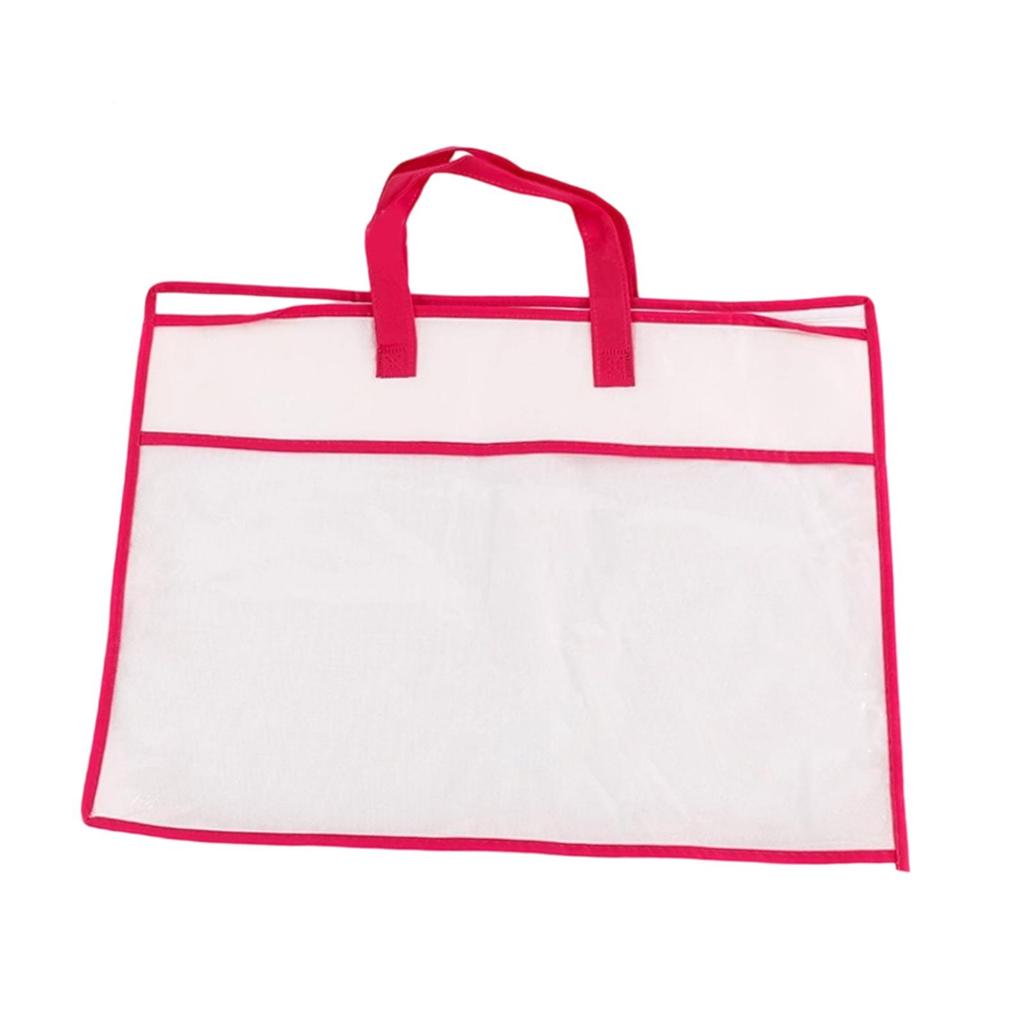 Pillow Storage Bag Handbag Portable with Zipper and Handles Tote Bag Closet