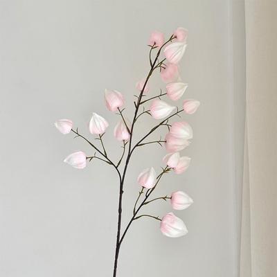 60cm Künstliche Lampionblume Simulation Dekorative Künstliche Lampionfrüchte Sträuße Lange Zweige Plastik Kunstblume