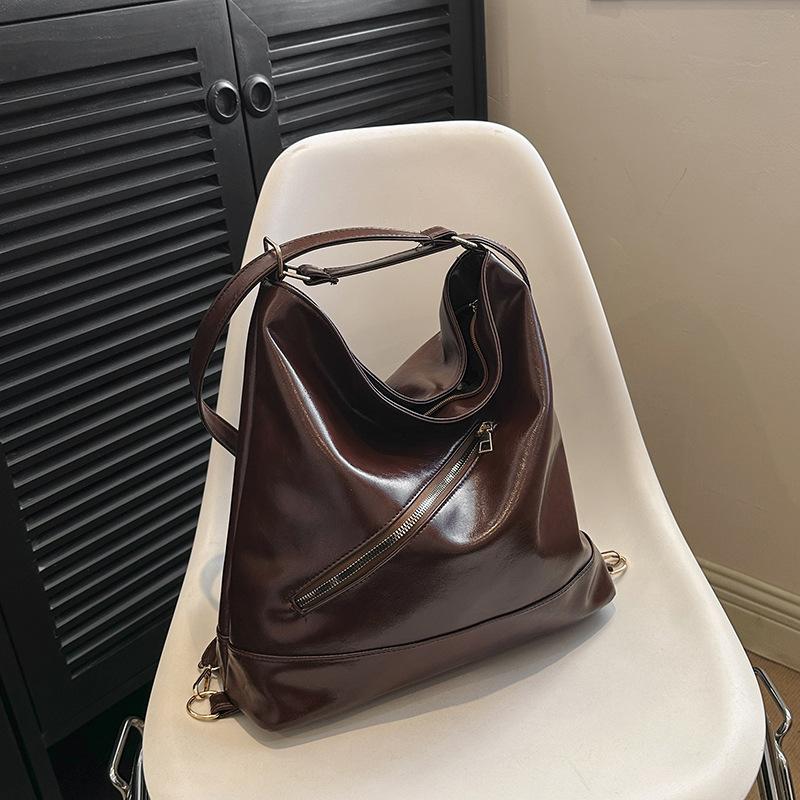 Retro Texture Large Capacity Shoulder Bag Women 2025 Early Spring New Versatile Ins Tote Bag Women