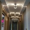 New LED Window Sill Line Color Celling Lamp Internet Cafe Secret Room 360° Luminous Corridor Aisle Decorative Light Spotlight