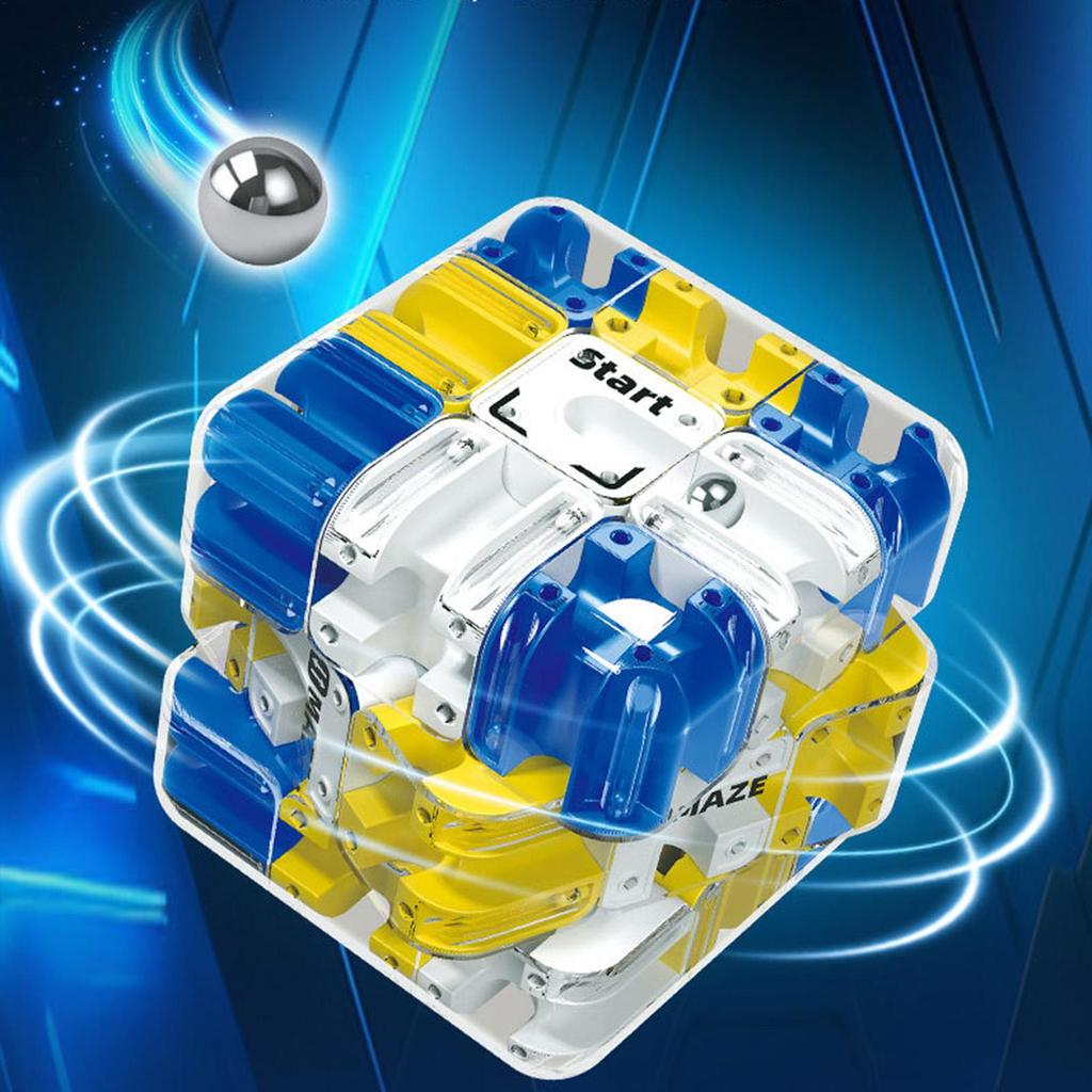3D Maze Magic Cube Puzzle Toy Labyrinth Rolling Ball Magic Cube Release Stress Autism Anxiety Adult Kids Relief Anti-Stress Toys
