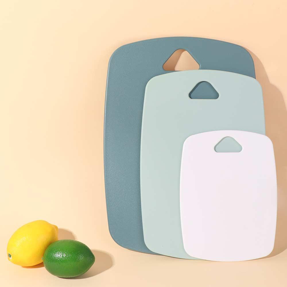 3PCS/SET Thick Double Sided Cutting Board Odor-Resistant Chopping Board PP Cutting Board for Meat