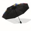 "Rock and Roll Over" Band T Shirt  Official Merchandise Umbrella, Portable 3 Fold Compact Umbrella for Men & Women,S254