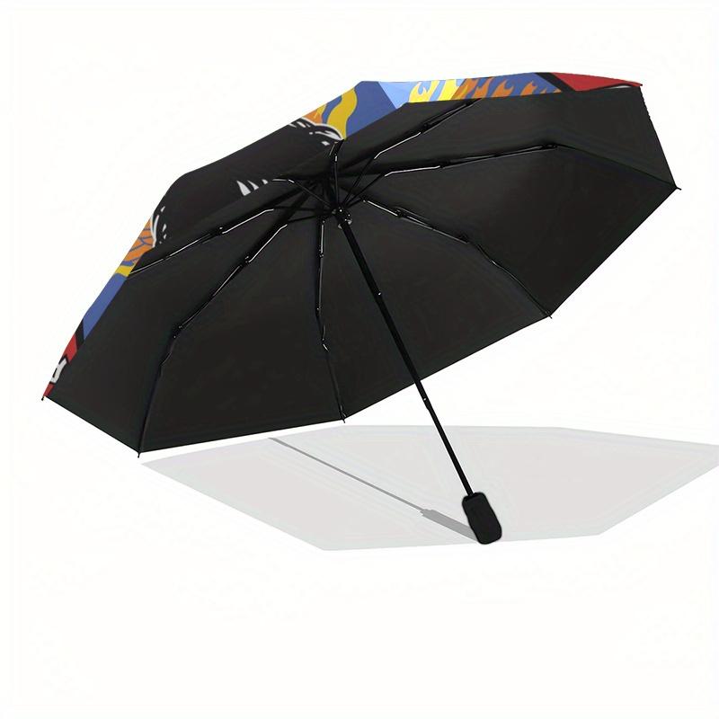 "Rock and Roll Over" Band T Shirt  Official Merchandise Umbrella, Portable 3 Fold Compact Umbrella for Men & Women,S254