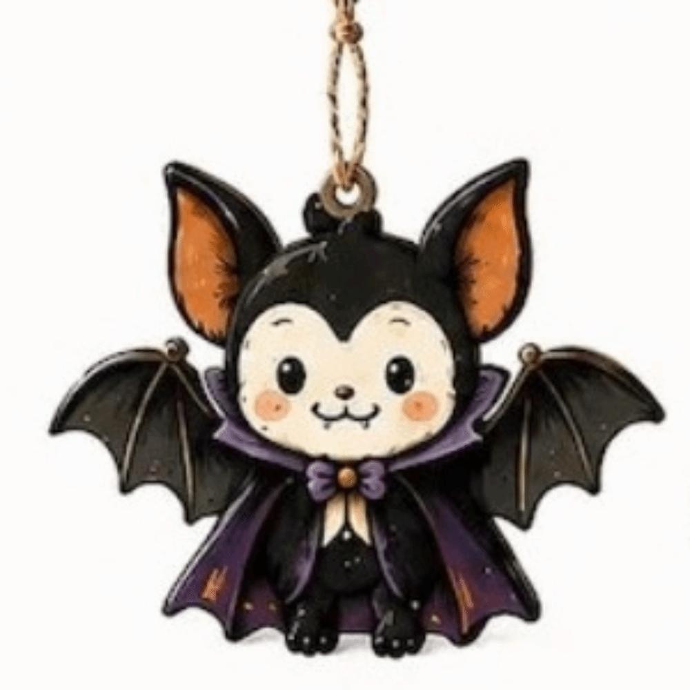 Vintage Halloween Hanging Ornament Cartoon Pattern Halloween Tree Hanging  Room Decoration