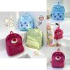 2023 New Summer Strawberry Bear Backpack Large Capacity Thickened Plush Cartoon Bag For Sweet Girls