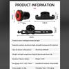 Smart Brake Bicycle Tail Light Type-C Rechargeable MTB Rear Light Waterproof IPx6 Charging LED Cycling Light Bike Warning Light