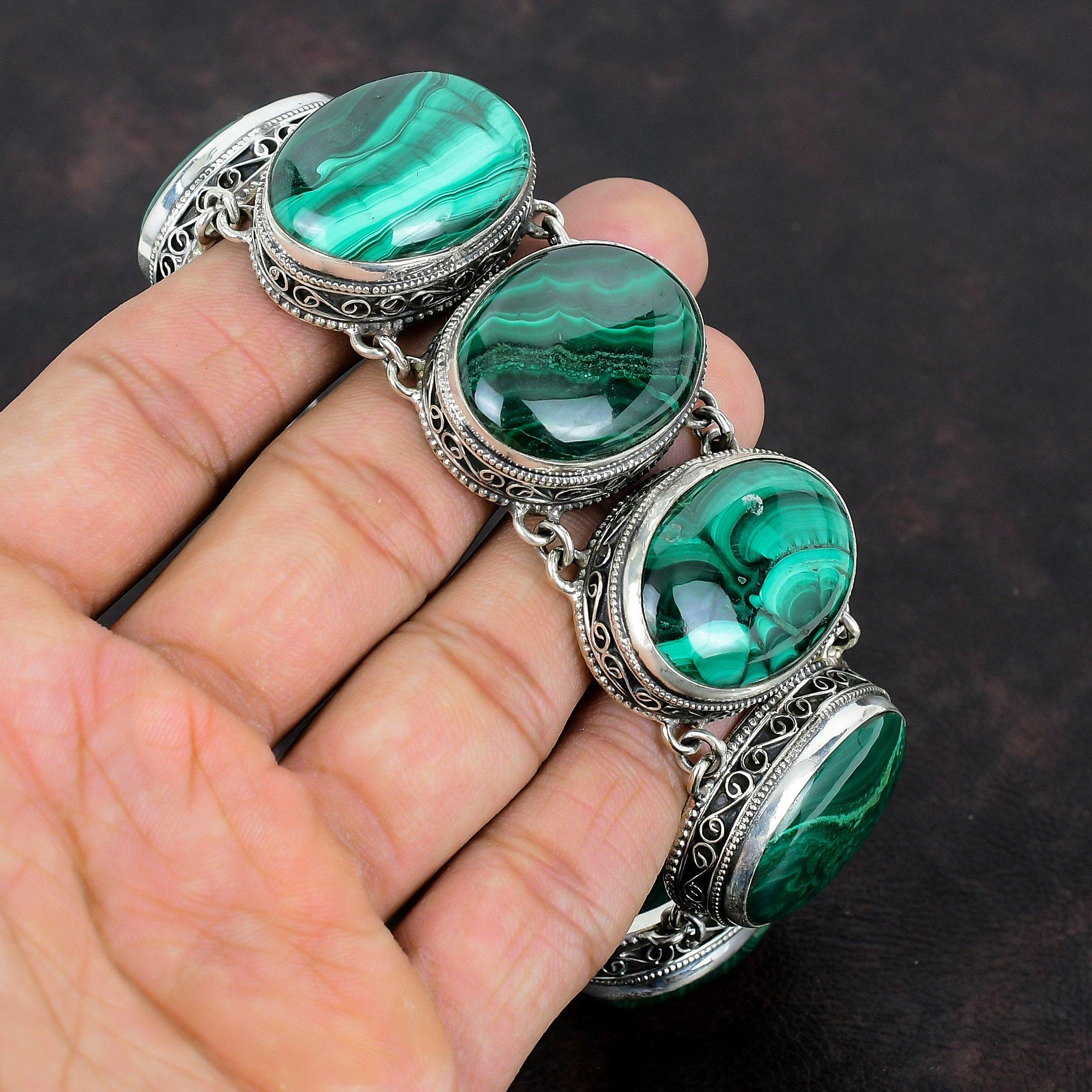 Браслет из малахита — фото 4