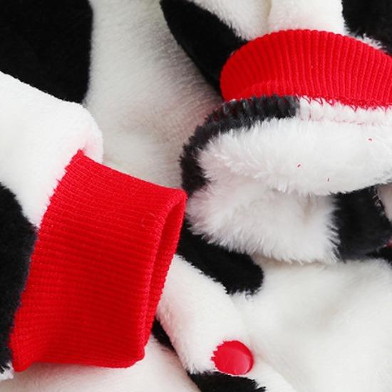 Baby Flannel One Piece Pajamas Newborn Autumn and Winter Plush Home Clothes Infant Bodysuit
