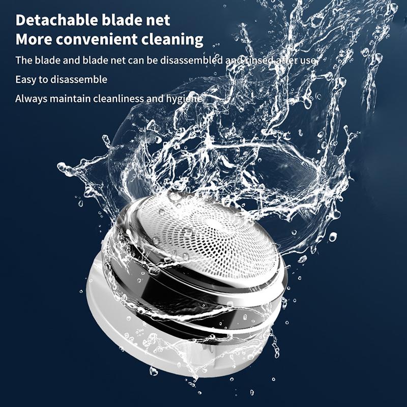 Portable Electric Shaver Usb Rechargeable Mini Shave Electric Razor Pocket Shaver Waterproof Shaver Gift For Father Husband