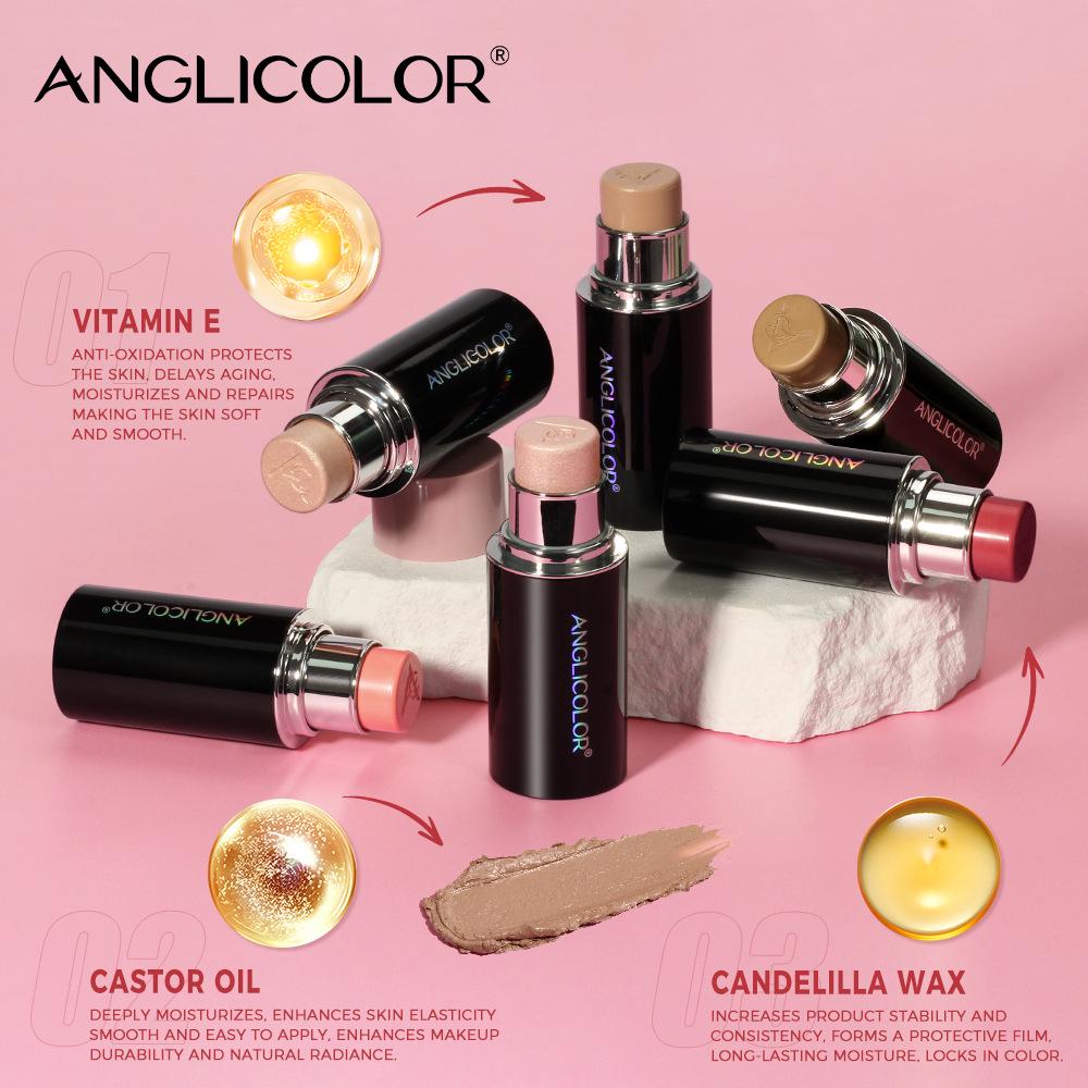 Multicolor Highlighter & Contour Stick for Natural Makeup