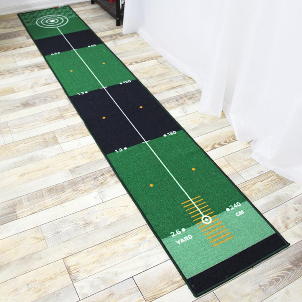 50x300cm Golf Carpet Putting Mat Indoor Golf Hitting Mat Golf Home Office Golf Practice Grass Mat Golf Training
