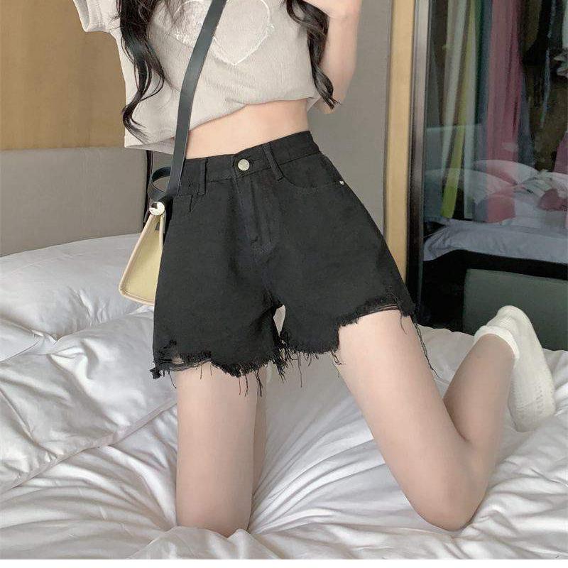 Летние женские джинсовые шорты. Модные брюки для похудения. Модные тонкие шорты — фото 6