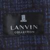 LANVIN LA COLLECTION Made in Japan Leinenmischung Karomuster Jacke 48 Herren Gebraucht