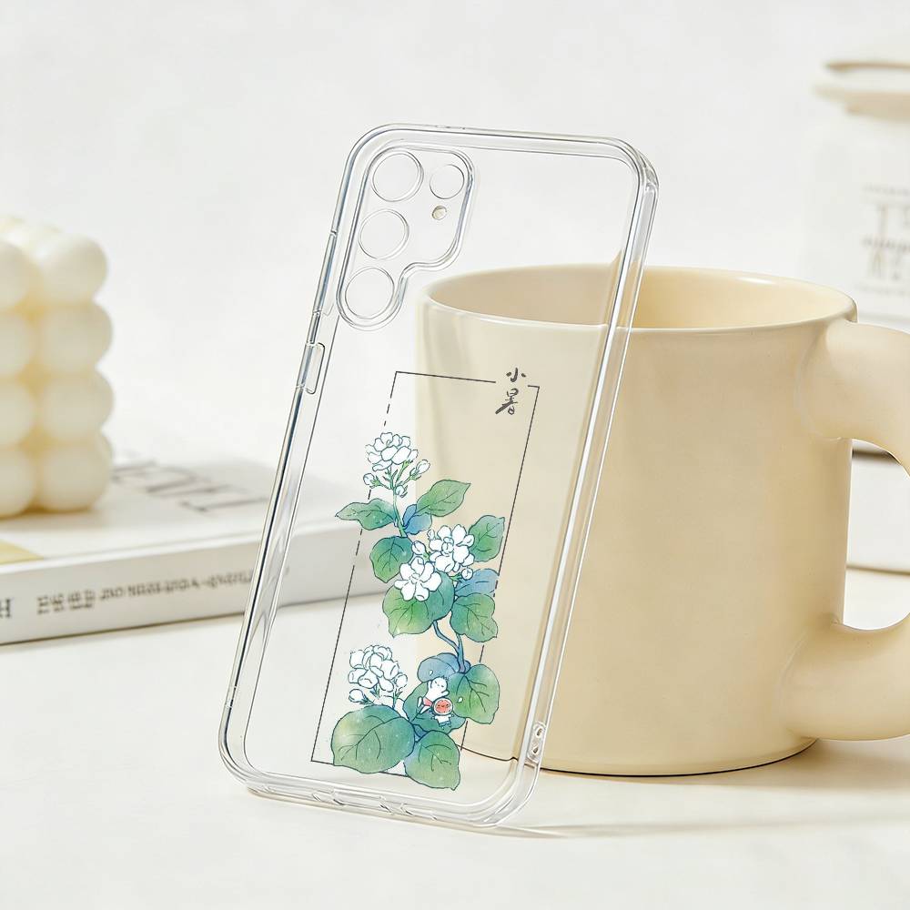 

Four Seasons Scenery Phone Case For Samsung S26, S25,S24,S21,S22,S23,S30,Ultra,Plus,5G,Transparent Cover Samsung S23ULTRA5G