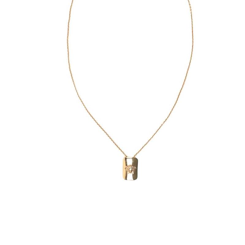 Versace Medusa head design metal necklace men's gold 27066184 10215881A00620-golden F