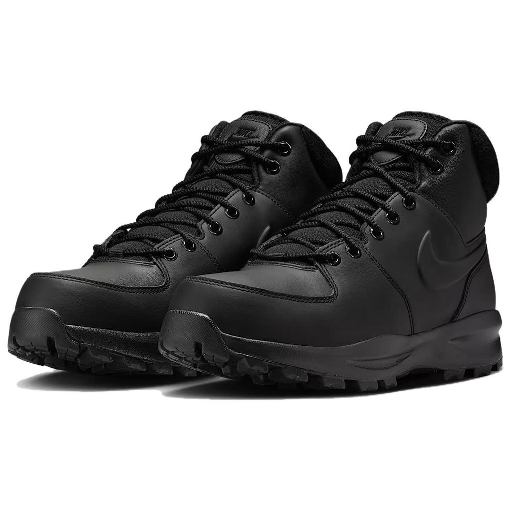 Nike Manoa Leather 'Triple Black' (Unisex) Black / Black / Black Outdoor Boots HF7095 001