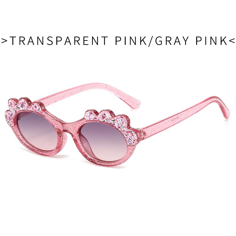 New Kids Sunglasses Round Retro Sweet Diamond Inlaid Boys Girls UV400 Fashion Children Sun Glasses Party Eyewear