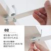 Yamazaki Laundry Indoor Drying Hanger White W2 X D24 X Tower Hook Hanger Clothesline Indoor Hanger 4930 Approx. H4.2cm