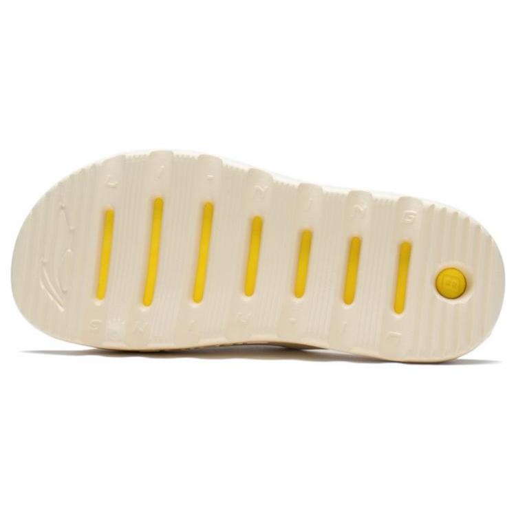 Li Ning Slide Slippers Women's Vanilla Yellow ABTS004-2
