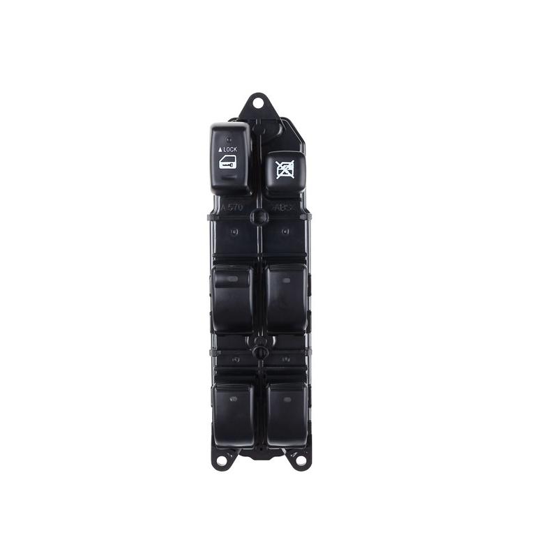 Window Control Switch Suitable for Lexus GX470 2003-2009 ABS Black Window Switch Button Cover