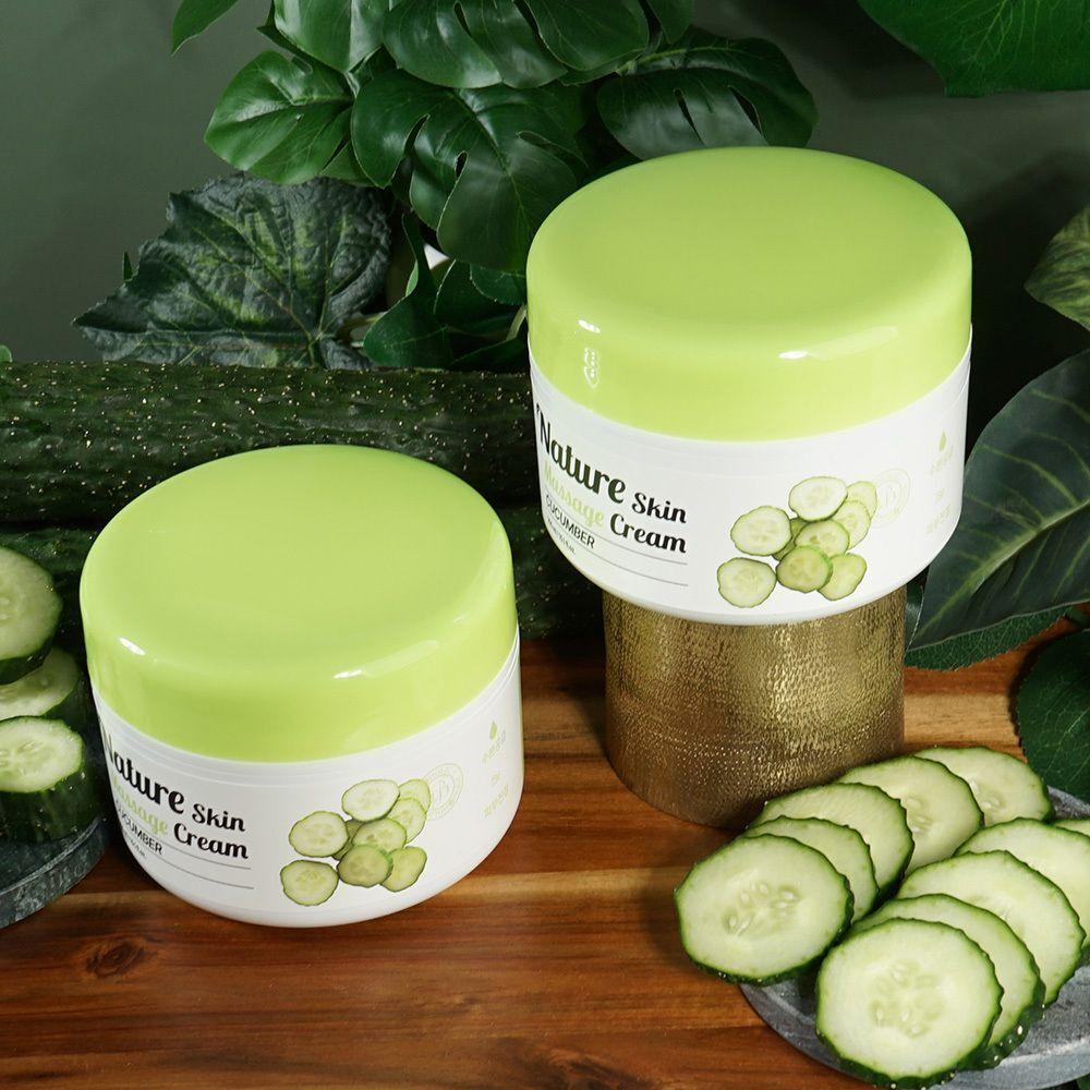 Oil and Water MKGJZFLI Golden Extract Cucumber Extract Massage Cream 300ml x 2