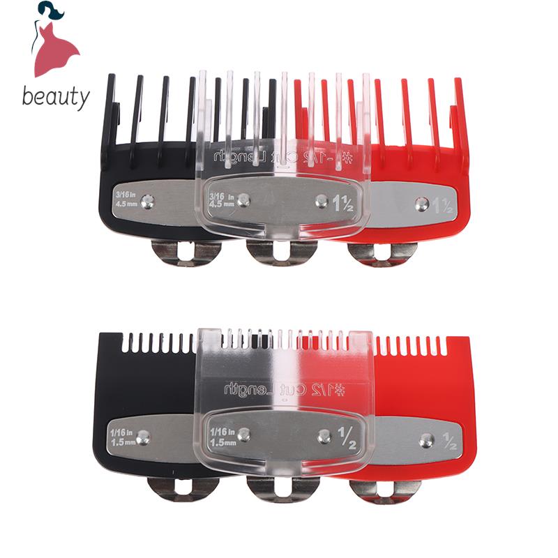1Set For Wahl Hair Clipper Guide Comb Cutting Limit Combs 2pcs Set Standard Guards Attach Parts Electric Clippers Accessories