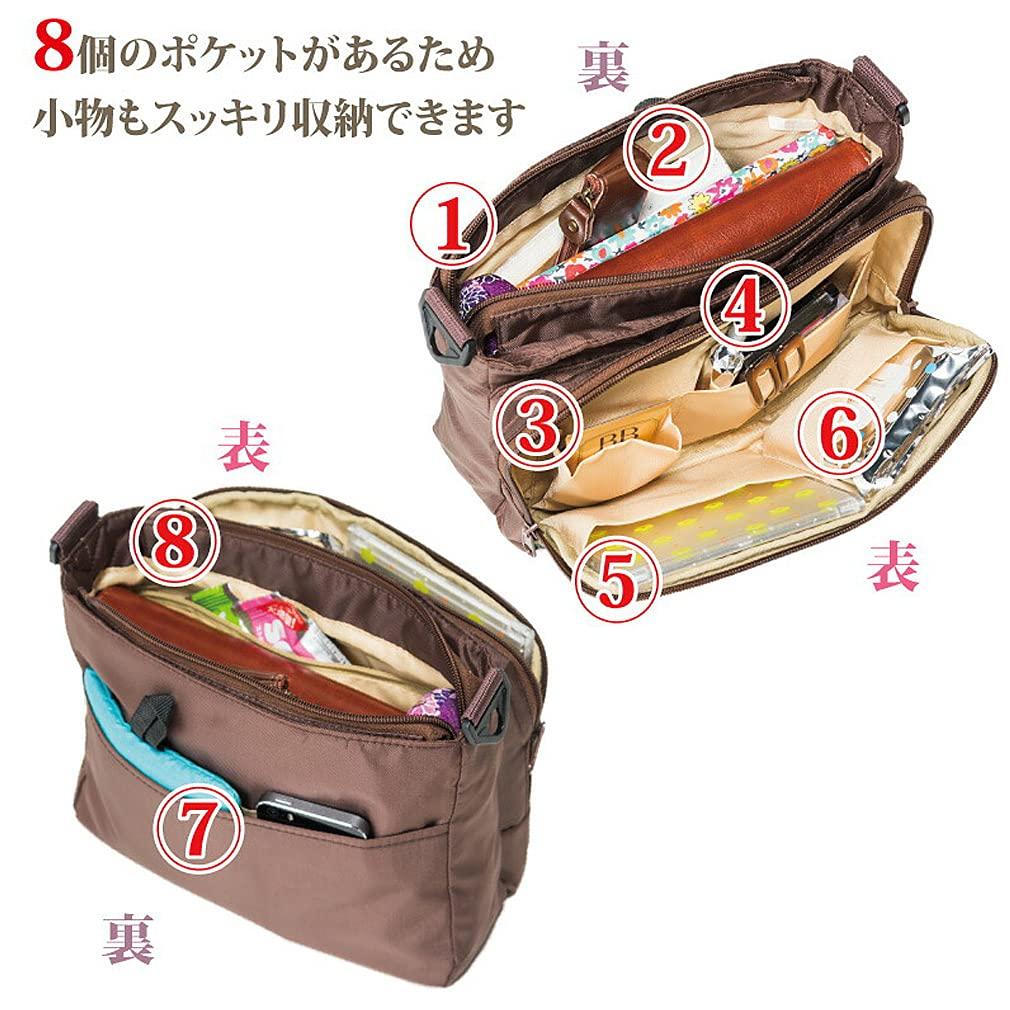 EVERSOUL Gobelin Woven Shoulder Bag, Multifunctional Bag-in-Bag, Floral Print, Lightweight, Rose Embroidery, Crossbody Bag, Large Storage, Free Size,