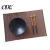 Natural Bamboo Table Mats Woven Placemat Retangle Shape Thickened Heat-Resistant Oil-Resistant Non-Slip Place Settings Parties Weddings Banquets