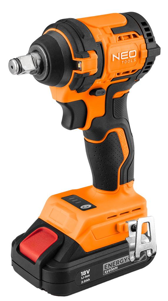 Brushless impact wrench 18V, 350Nm, ½", compact, Energy+, without battery