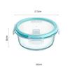 High Borosilicate Glass Lunch Box Microwave Heating Sealed Bento Boxes Refrigerator Freezer Box Fresh-keeping Soup Bowls
