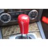 For Benz C-Class Central Console Gear Shift Knob Cover Red Carbon Fiber 2004-14