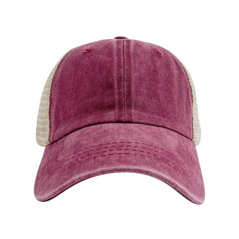 Sommer Waschnetz Hut Baseballkappe Outdoor Sonnenschutz Alte Baseballkappe Atmungsaktiver Sonnenschutz Angelhut