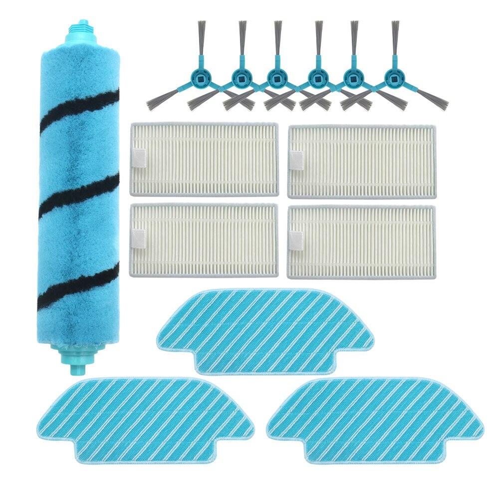 Rollenbürste Seitenbürste für Cecotec Conga 4090 5090 6090 Staubsauger, HEPA-Filter-Reinigungsmop