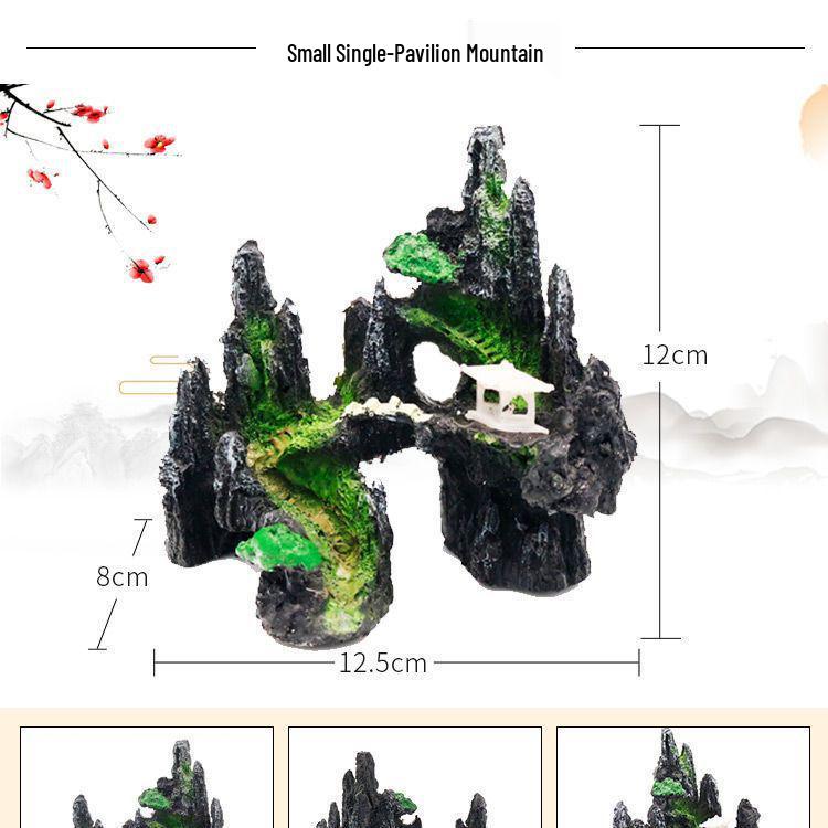 Aquarium Landscape Rockery Stone Decoration for Medium and Small Tanks