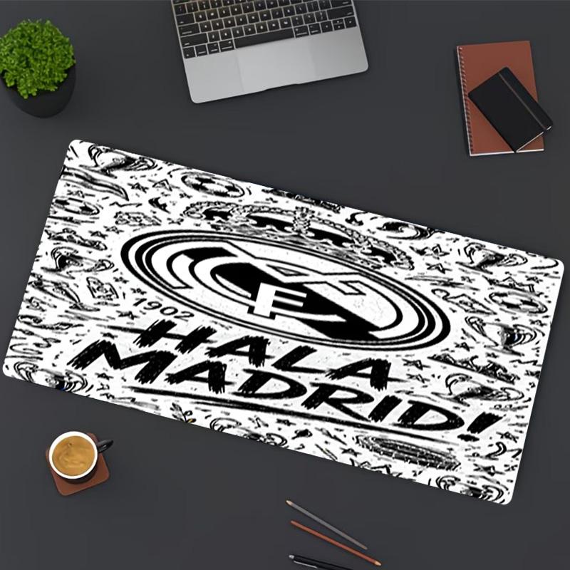 Football team Madrid Print Mouse Pad, for Keyboard Pad Laptop PC Mat for Office Home Use, Desk Decor, Perfect Birthday Gift for Gamers