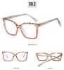 TR HD Cat Eye Anti-Blue Light Glasses: Stylish European and American Color Block Trend