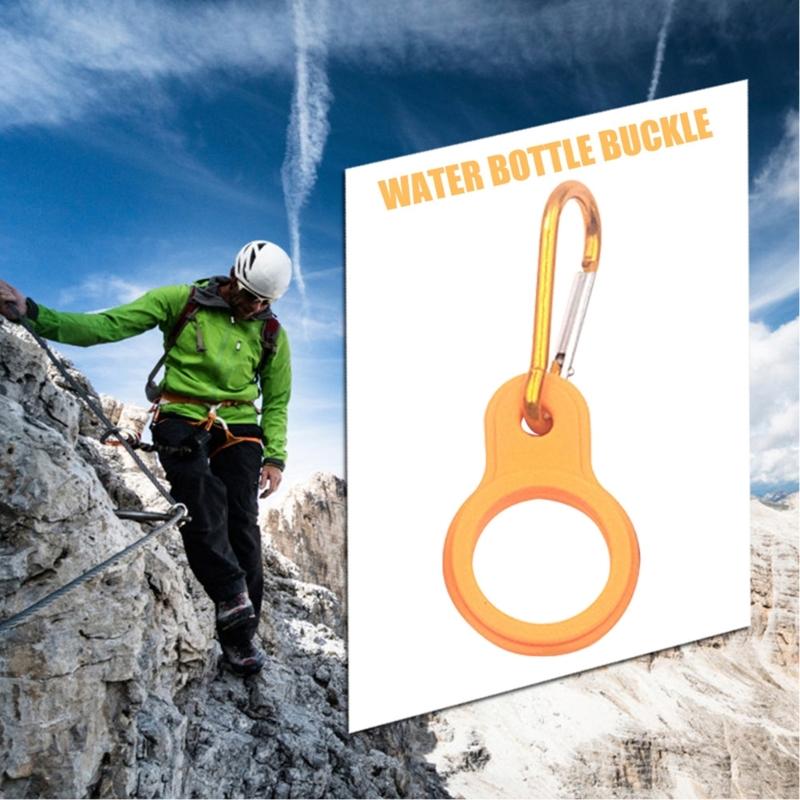 5pack Quickly Release Hydratation Clip Durability Silicones Bottles Attachments for Active Lifestyle