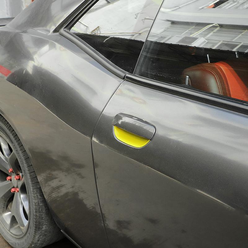 Ca ABS Maniglia esterna della porta Ciotola Ornamento Decorazione Adesivo adatto per Dodge Challenger dal 2015 in su Accessori esterni